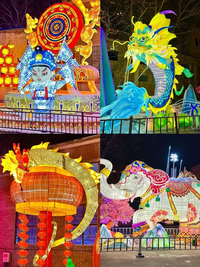 這真的在鄭州沉浸式夜遊彩燈主題樂園