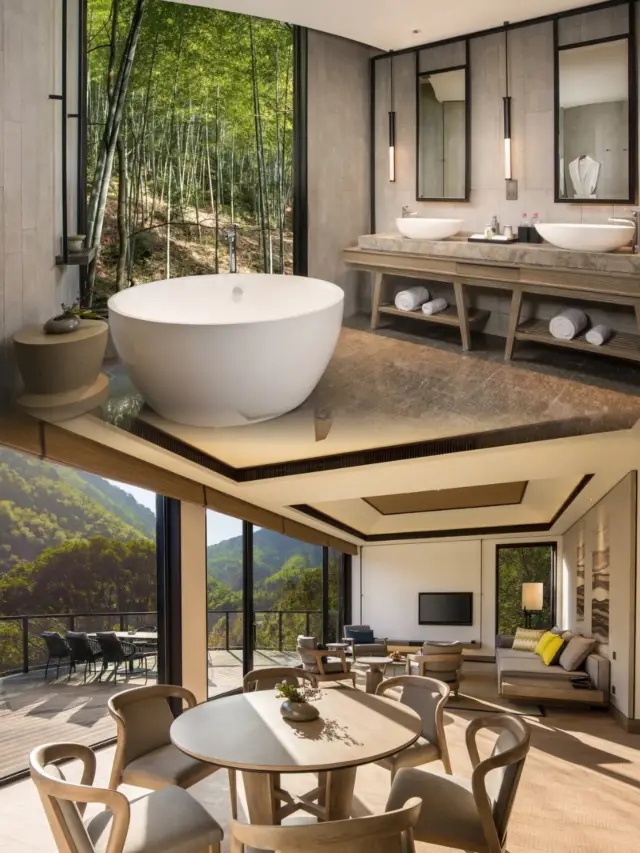 Winter hot spring bathing, this open-air hot spring in Ningbo