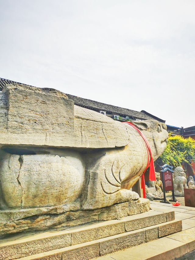 正定開元寺精美有趣的石雕