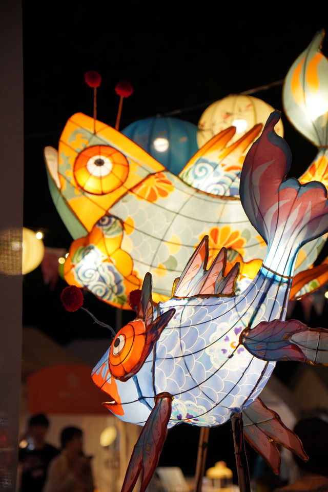 佛山嶺南天地中秋賞花燈拍照去！快來拍！