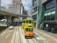 香港的彩虹叮叮車。