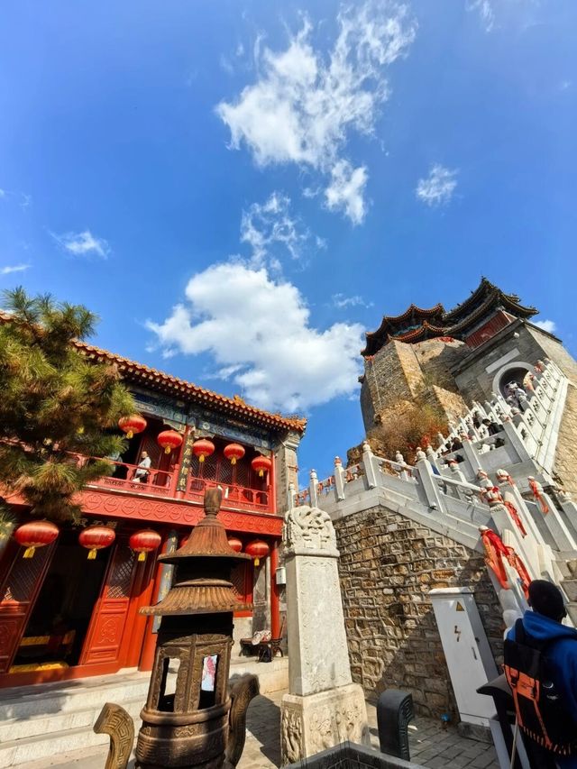 京郊1.5小時自駕終於來到了丫髻山！攻略！。