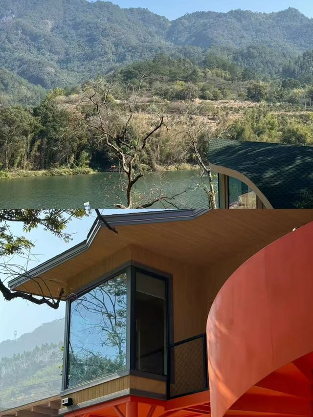 發現！福州永泰新添溪景獨院溫泉樹屋民宿。