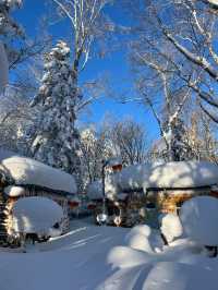 黑龍江的「富士山」，像是走進了林海雪原的夢裏