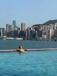 🌊香港嘉里酒店，夢幻海景泳池