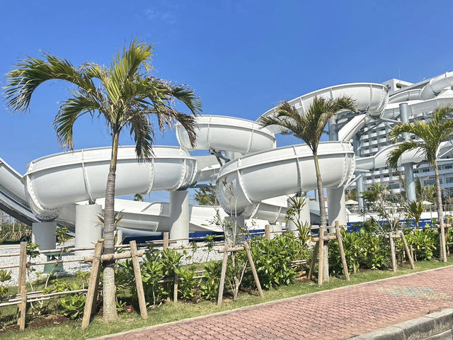 🌊沖繩必玩！殘波岬美爵度假酒店水上樂園