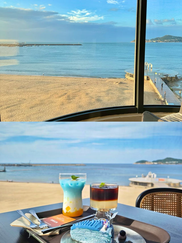 海濱童話城堡，躺觀海景
