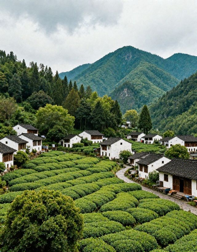 龍井村-茶鄉第一村|梯田茶園錯落有致，群山環抱間茶香彌漫