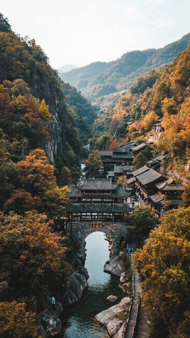 11月的江西望仙谷，四天三晚住進懸崖上仙俠世界！