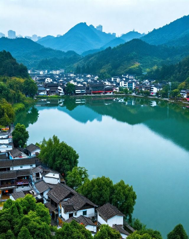 《國家地理》點名的“四川最美村落〞|“小喀納斯〞般的湖光山色