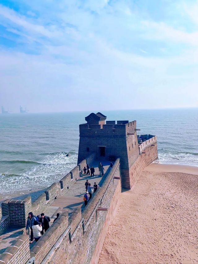 長城盡頭探海絕景
