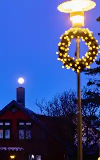 冰島下午三點｜日落與滿月