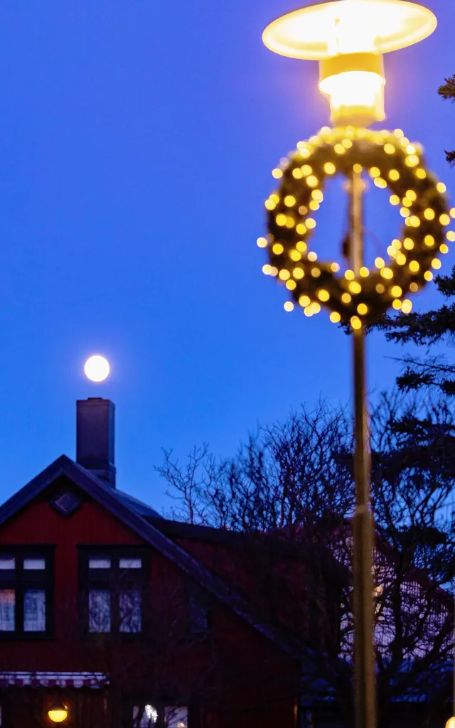 冰島下午三點｜日落與滿月