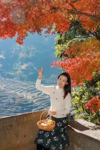 12月的婺源篁嶺曬秋，太陽是最好的濾鏡