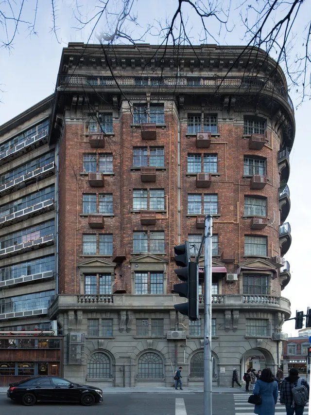 武康大樓-正面和背面 武康大樓-正面和背面