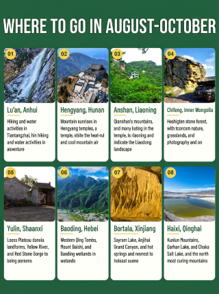 Reverse travel from August to October: fewer crowds, beautiful scenery, and saving money
