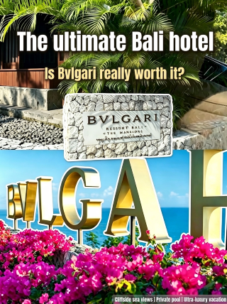 Bulgari Bali | Sebuah mimpi mewah untuk menginap di puncak tebing setinggi 160 meter yang menghadap Samudra Hindia.
