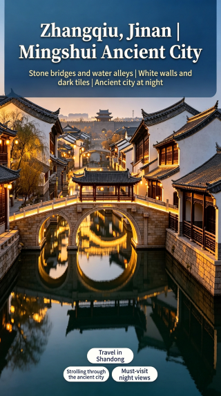Zhangqiu Ancient City is breathtaking