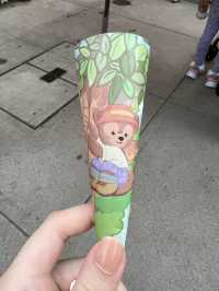 迪士尼樂園春日祭新口味雪糕🧡💚🍦🧊