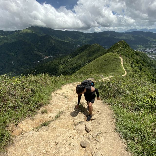 香港🇭🇰 ｜香港罕有的行山路線能飽覽八鄉附近的景色🌟 - 大刀屻 ⛰️