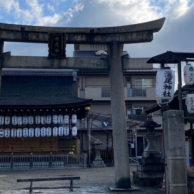 日本京都的龍王神社【瀧尾神社】