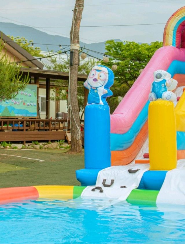 🎵온수 수영장 글램핑이 있는 '글램파크 글램핑 카라반'🎵