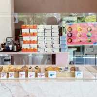 Check out this pretty bomboloni cafe!