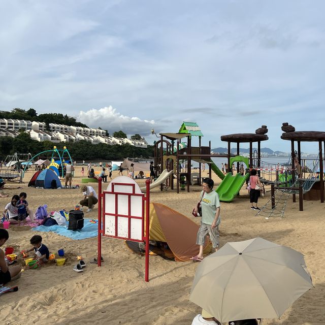 全港最大的大白灣沙灘兒童遊樂場！