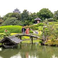 A scenic garden in Okayama