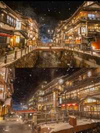 Ginzan Onsen หมู่บ้านออนเซ็นโบราณสวยมาก❄️❄️