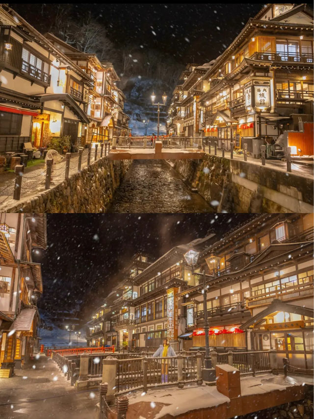 Ginzan Onsen หมู่บ้านออนเซ็นโบราณสวยมาก❄️❄️