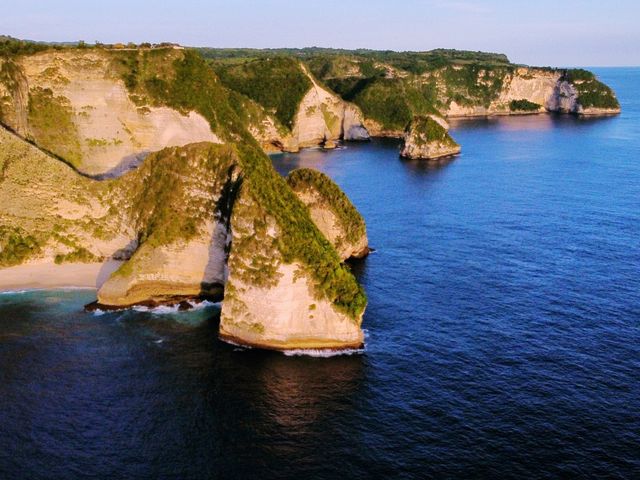 The Famous "Dragon" Beach on Nusa Penida