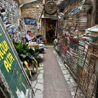 Unique bookstore in Venice, Italy 