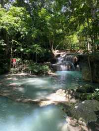 Seven Tiers of Waterfall in Kanchanaburi 🇹🇭