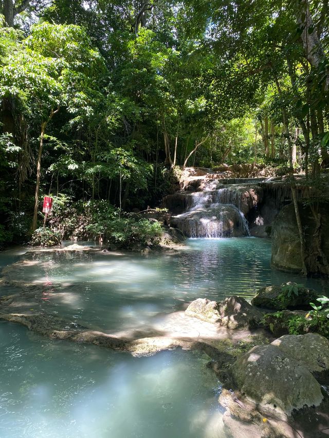Seven Tiers of Waterfall in Kanchanaburi 🇹🇭