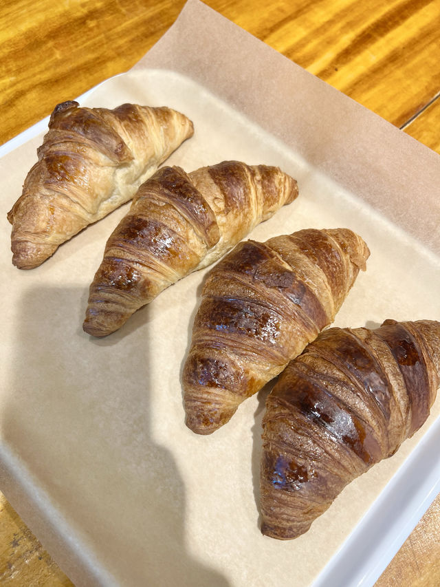 南怡島のスウィングカフェ。焼き立てクロワッサン最高