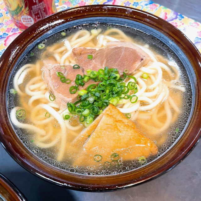 【宮古島】島の駅の中でむちむち美味しい宮古そば✨