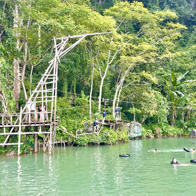 🔷 Discover the Mesmerizing Blue lagoons of Vang Vieng 🔷