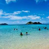逗子海岸海水浴場：藍海沙灘