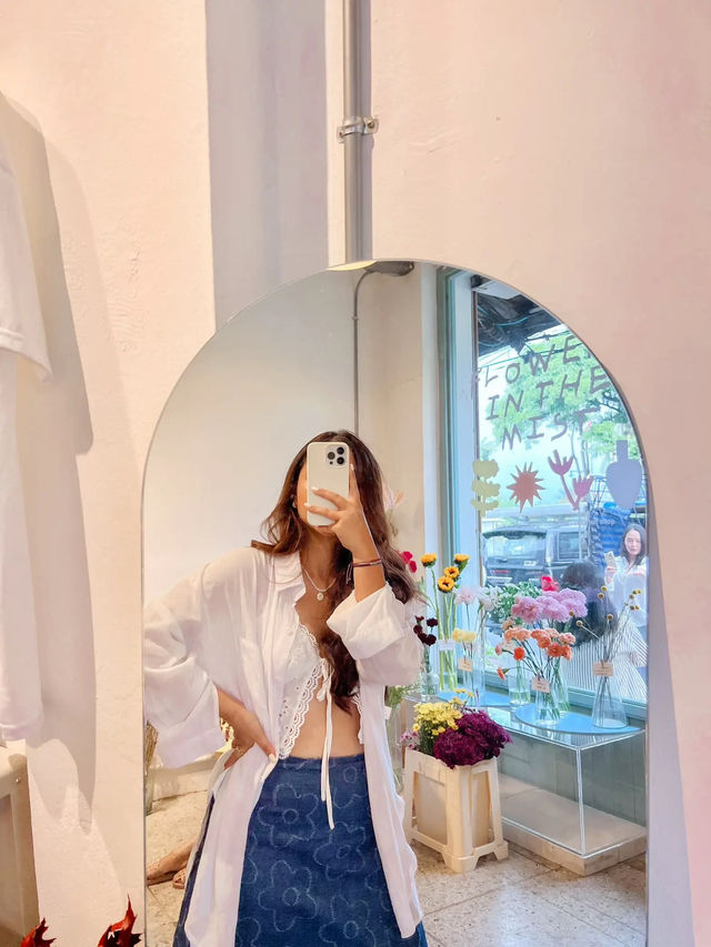 🌼 คาเฟ่ดอกไม้สุดคิ้วท์ #ปากคลองตลาด  💖👀 