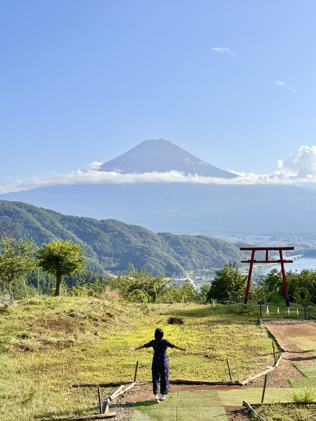 Perfect glimpses of Fuji-yama! 