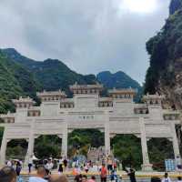 One day in Huashan mountian  