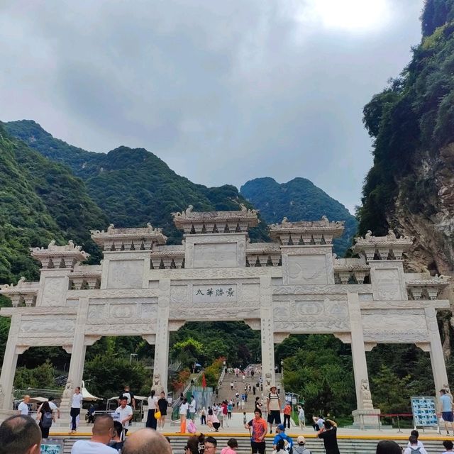One day in Huashan mountian  