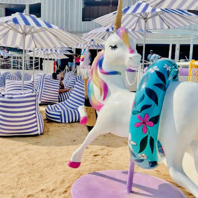 Most beautiful Tispy Unicorn bar in Sentosa 