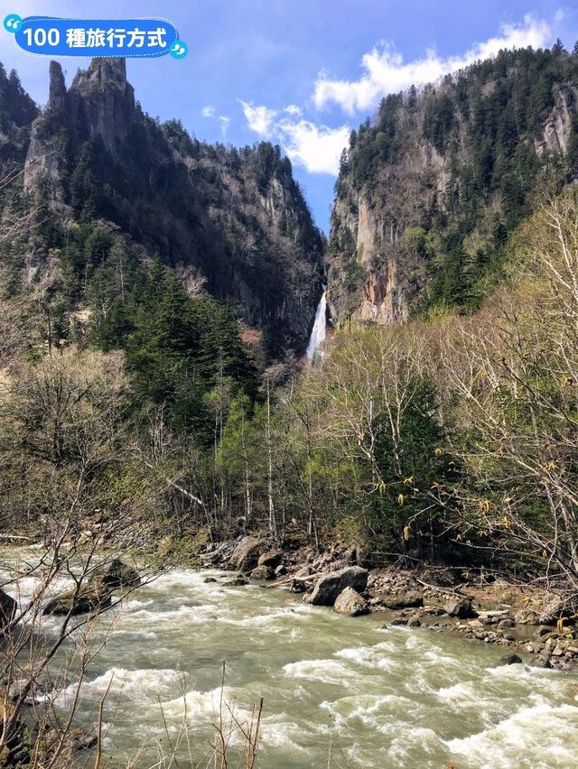 北海道層雲霞-雙龍飛昇的瀑布：流星&銀河瀑布