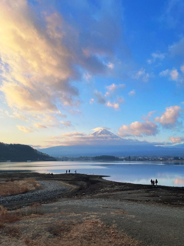 ชมวิวฟูจิหน้าหนาว ที่ริมทะเลสาบคะวะงุชิ 🗻🏞️