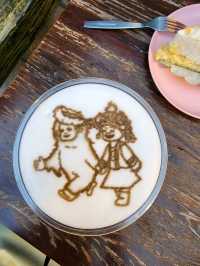 【チェンマイ】ドリンクに好きな写真をプリントしてくれるカフェ☕