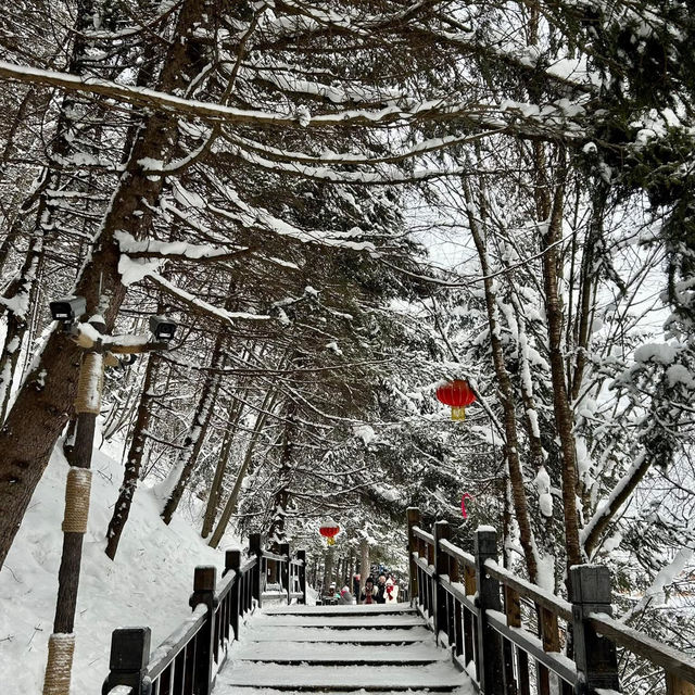 น่ารัก China Snow Town 🛖❄️