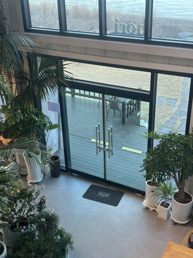 에메랄드 빛 바다와 함께 힐링할 수 있는 서산 여행지 추천! Cafe hori🌿✨