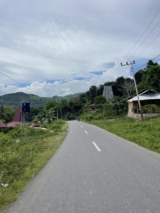 A Scenic Drive to Pantai Palamoko: Rice Fields, Villages, and Coastal Views 🛵🌾🌊 